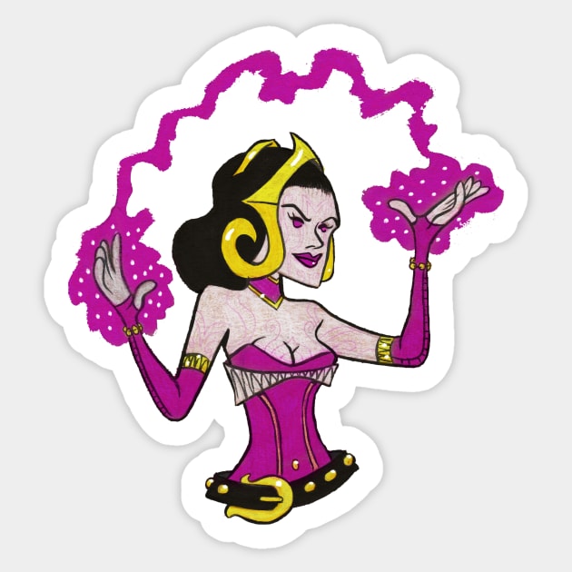 Liliana, the Retromancer Sticker by Booster Tutor